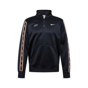 Nike Sportswear Mikina 'REPEAT' oranžová / černá / bílá