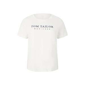 Tom Tailor Women + Tričko  černá / bílá