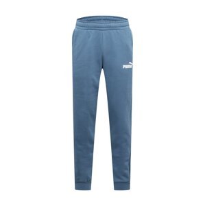 PUMA Sportovní kalhoty  kouřově modrá / bílá