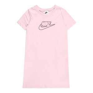 Nike Sportswear Šaty  světle růžová / bordó