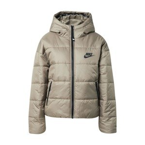 Nike Sportswear Zimní bunda olivová / černá