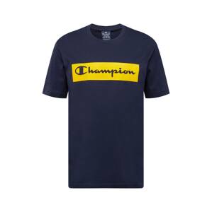 Champion Authentic Athletic Apparel Tričko námořnická modř / zlatá