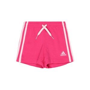 ADIDAS SPORTSWEAR Sportovní kalhoty  pink / bílá