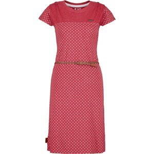 Alife and Kickin Letní šaty 'Leonice'  červený melír / bílá