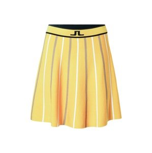 J.Lindeberg Sportovní sukně 'River'  světle hnědá / žlutá / černá / bílá