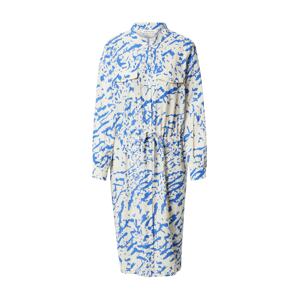 KAREN BY SIMONSEN Košilové šaty 'Abby' modrá / bílá