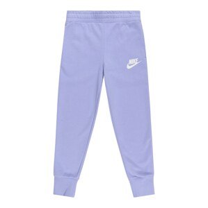 Nike Sportswear Kalhoty  fialkově modrá / bílá