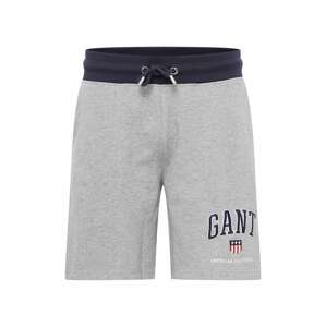 GANT Kalhoty  námořnická modř / šedý melír / červená / bílá