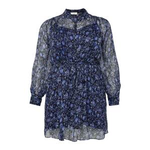 Guido Maria Kretschmer Curvy Collection Košilové šaty 'Pace'  modrá / noční modrá / bílá