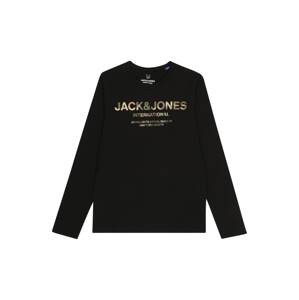 Jack & Jones Junior Tričko  hnědá / olivová / černá