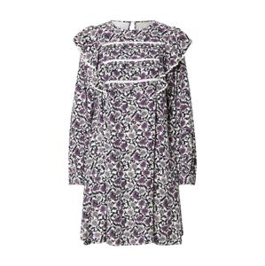 Atelier Rêve Košilové šaty fialová / pudrová / černá / bílá