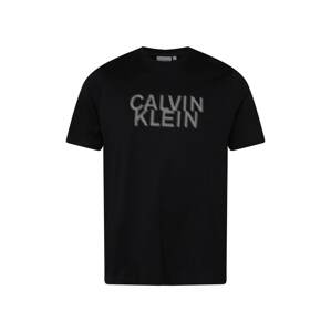 Calvin Klein Big & Tall Tričko  šedá / černá