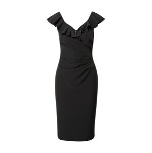 Lauren Ralph Lauren Koktejlové šaty 'SAVERIA'  černá