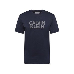 Calvin Klein Tričko  námořnická modř / šedá
