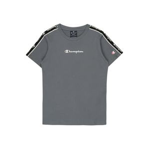 Champion Authentic Athletic Apparel Tričko  šedá / černá / bílá
