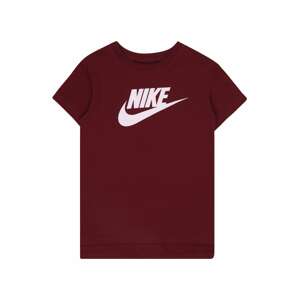 Nike Sportswear Tričko  karmínově červené / bílá