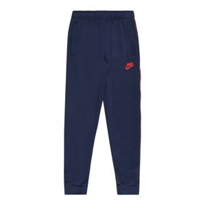 Nike Sportswear Kalhoty  námořnická modř / červená