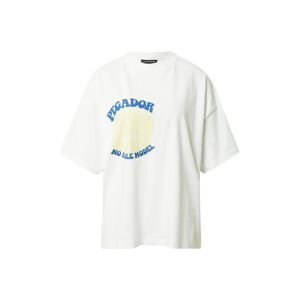 Pegador Oversized tričko 'TARZANA'  modrá / světle žlutá / bílá