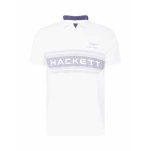 Hackett London Tričko  enciánová modrá / bílá