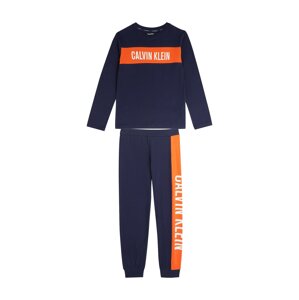Calvin Klein Underwear Pyžamo  námořnická modř / oranžová / bílá