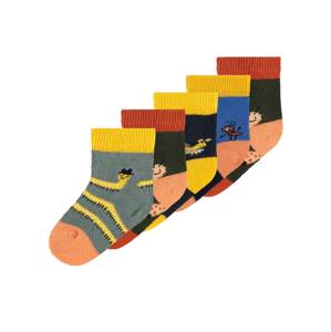 NAME IT Ponožky  námořnická modř / žlutá / khaki / červená