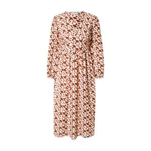 Compania Fantastica Šaty 'Vestido' krémová / světle růžová / rezavě červená / černá