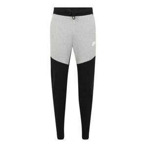 Nike Sportswear Kalhoty  šedý melír / černá / bílá