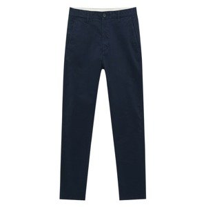 Pull&Bear Chino kalhoty  námořnická modř