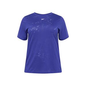 Reebok Sport Funkční tričko 'Burnout' fialkově modrá / bílá