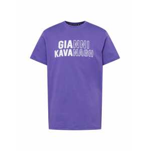 Gianni Kavanagh Tričko tmavě fialová / bílá