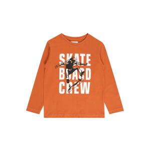STACCATO Tričko oranžová / černá / bílá