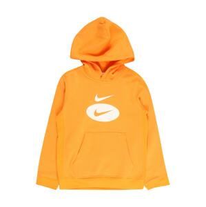 Nike Sportswear Mikina oranžová / bílá