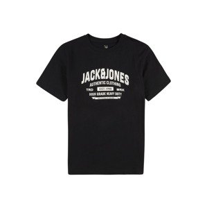 Jack & Jones Junior Tričko  černá / bílá