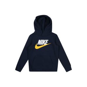 Nike Sportswear Mikina  námořnická modř / žlutá / bílá