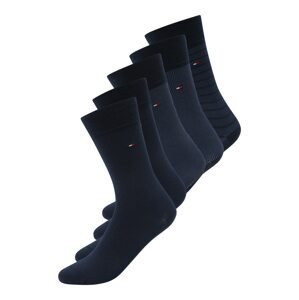 Tommy Hilfiger Underwear Ponožky '5P GIFTBOX BIRDEYE'  marine modrá / námořnická modř / červená