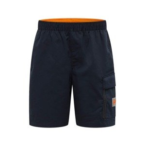 Nike Sportswear Kalhoty námořnická modř / šedá / oranžová / černá