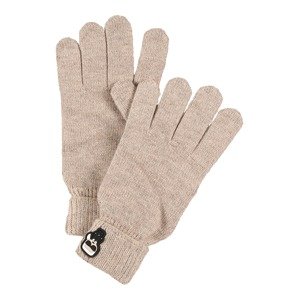 Karl Lagerfeld Prstové rukavice  béžová / černá / bílá