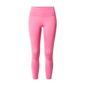 UNDER ARMOUR Sportovní kalhoty 'Fly Fast 3.0' pink / stříbrná