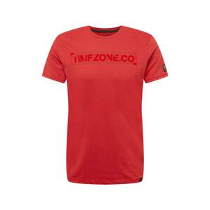 TIMEZONE Tričko  červená / černá