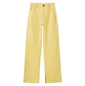 Bershka Kalhoty žlutá