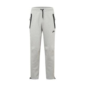 Nike Sportswear Kalhoty světle šedá / černá