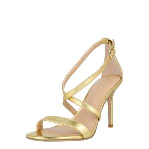 Lauren Ralph Lauren Páskové sandály 'GABRIELE' zlatá