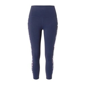 Skechers Performance Sportovní kalhoty enciánová modrá / ostružinová / růžová / bílá
