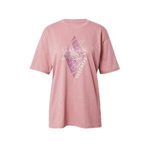 Skechers Performance Funkční tričko tmavě fialová / růžová / bílá