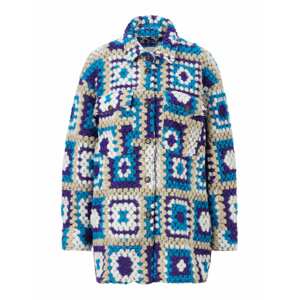 Rich & Royal Přechodná bunda  nebeská modř / fialová / offwhite / přírodní bílá