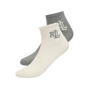 Lauren Ralph Lauren Ponožky  krémová / šedá
