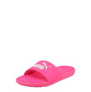 PUMA Pantofle pink / bílá