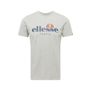 ELLESSE Funkční tričko 'Dritto' námořnická modř / šedý melír / oranžová / červená
