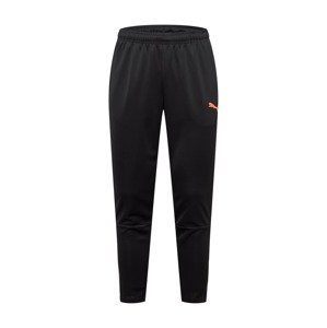 PUMA Sportovní kalhoty  oranžová / černá
