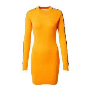 Chiara Ferragni Úpletové šaty 'VESTITI' oranžová / černá / bílá